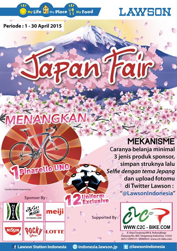 Siapa yang mau Sepeda Balap PINARELLO UNO inii???
Ayooo ikutan aja #LawsonJapanFair..! :D
Masih dibuka sampai 31 Mei!