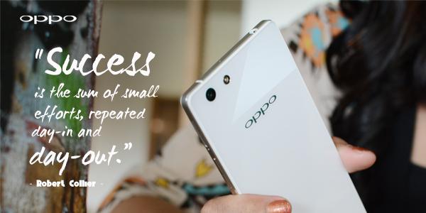 "Success is the sum of small efforts, repeated day-in and day-out." Sukses berasal dari usaha yang hadir setiap hari