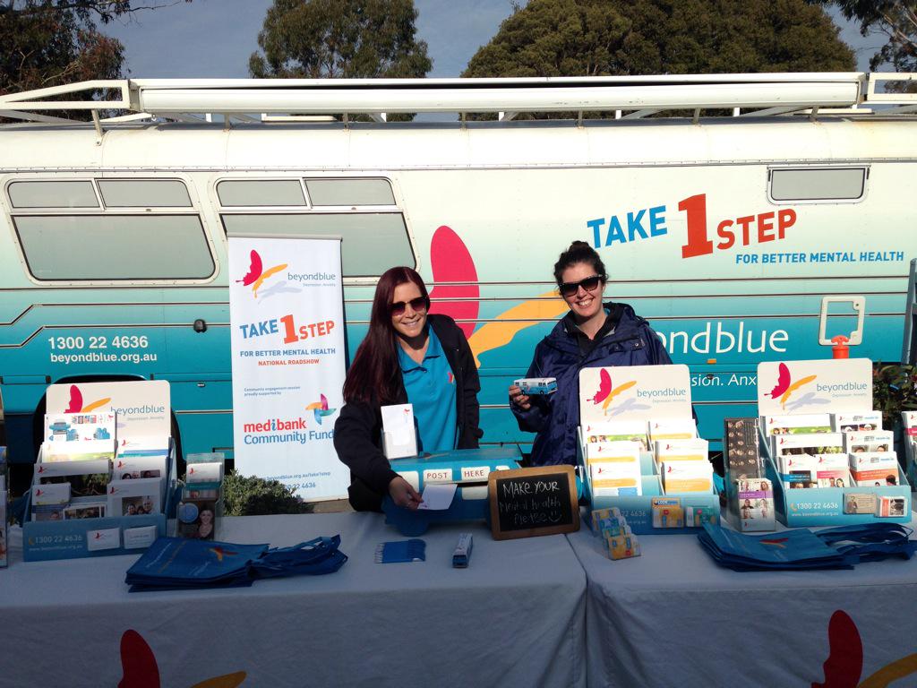 Hey #Broadford - enjoying the afternoon rays out the front <a href="/MitchellShire/">Mitchell Shire</a> in High St. Here til 4ish, come &amp; say hi!