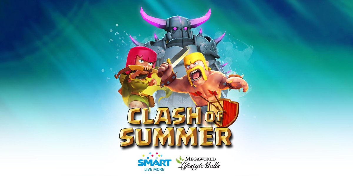 LiveSmart's tweet photo. Join us this May 31 at Venice Piazza for Clash of Summer, the Clash of Clans Grand Tournament! Powered by Smart. http://t.co/1J2ccUwdcp