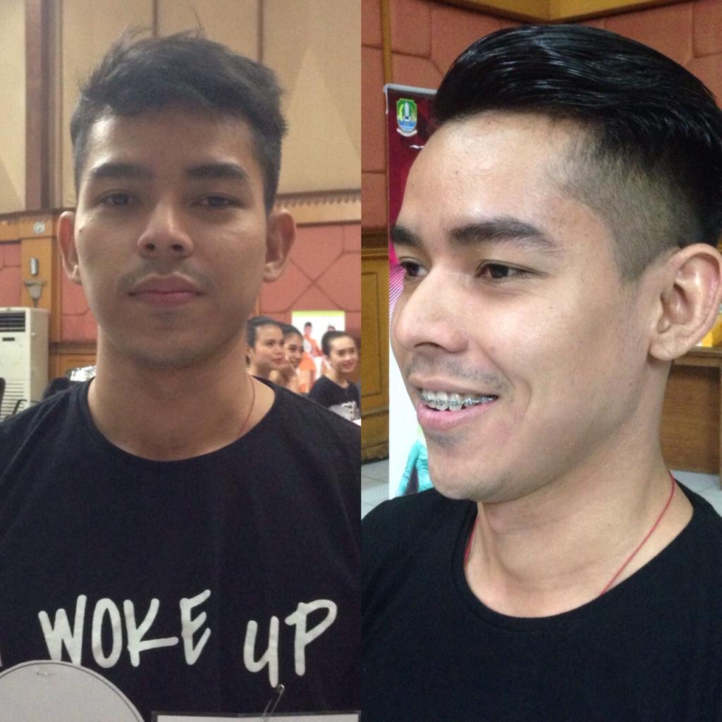 abangmpokbekasi's tweet photo. Hasil Grooming Class dari salah satu finalis Abang #AMKB15 by @BandrollHaircut http://t.co/T3hVUmiaG9
