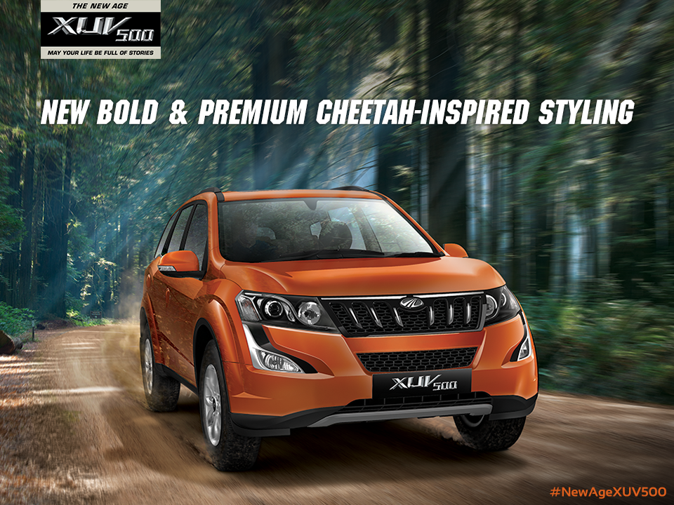 MahindraXUV500's tweet photo. Adventure gets a makeover. Introducing the #NewAgeXUV500. Visit http://t.co/xatcPI9pat to know more. http://t.co/pRqhzO7Yih