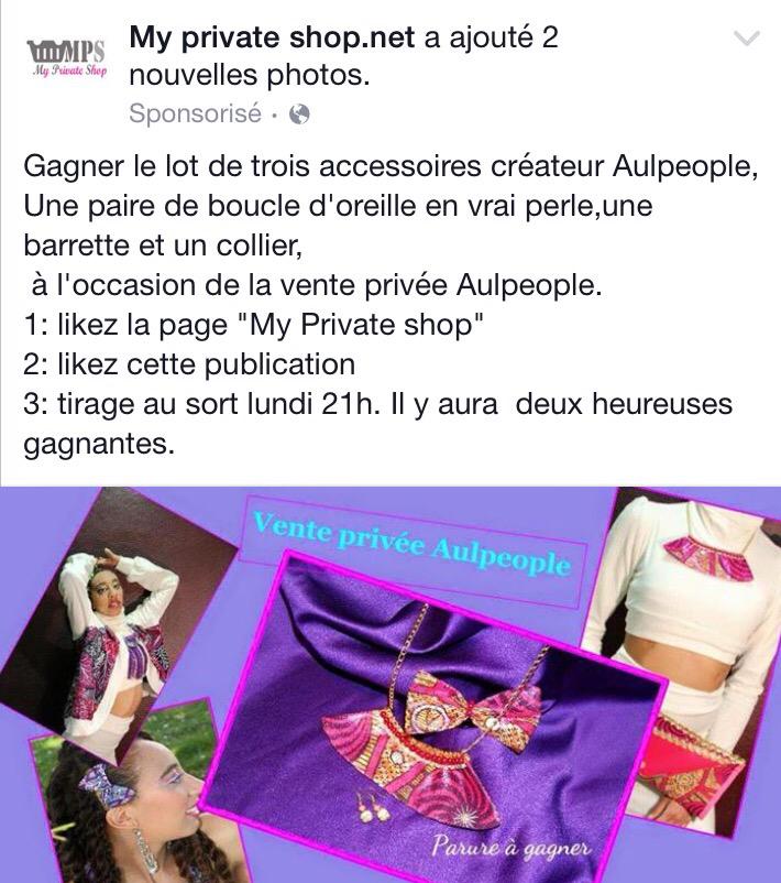 myprivate_shop's tweet photo. Des lots à gagner !!! http://t.co/yfCM3PGCOj