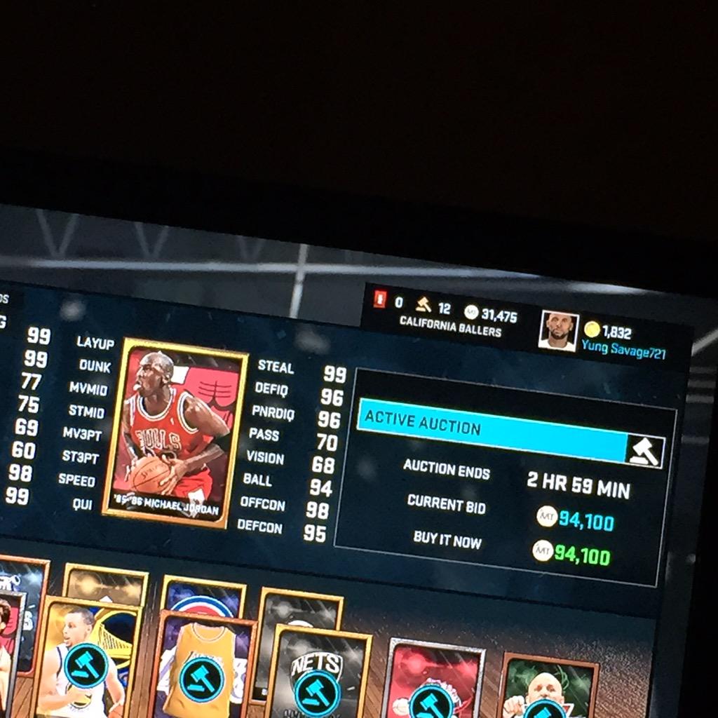 2kPinkkDiamonds's tweet photo. Got the cheapest '85-86' Mj on the market! Go pick him! @OprahSideNigga @Ronnie2K @nba2k http://t.co/AE4GOs7LrL