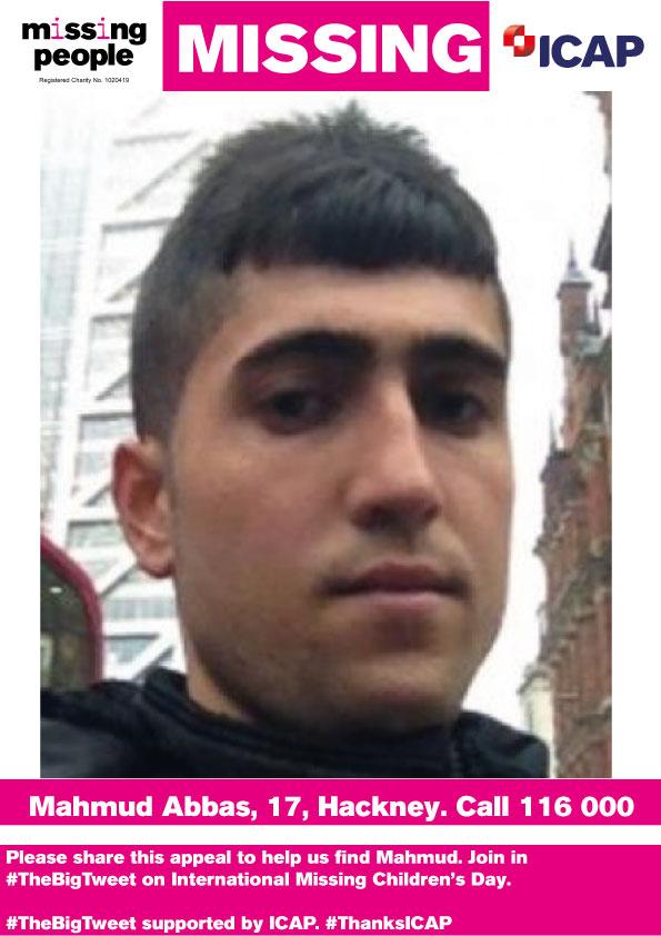 Pl RT and help find Mahmud, missing from #Hackney bit.ly/1K9c87o #TheBigTweet #ThanksICAP