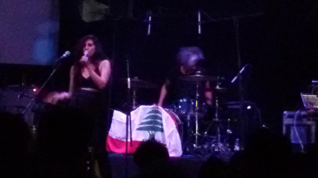 Last night: intro to @yashamdan at <a href="/O1NEBEIRUT/">O1NE Beirut</a> . What a performer!