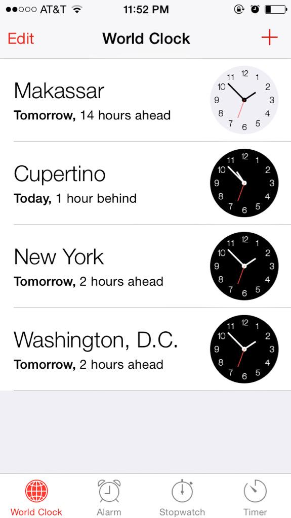 verylilkimm's tweet photo. Had to put Indonesian time in my phone bc I got sick of asking Siri. #comebackkate @k8strick http://t.co/KYetpJwCb7