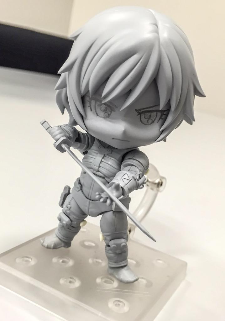 Nendroid Raiden. Blue Raiden from MGS2 Ver., still in progress. KAWAII.