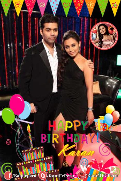 Today may 25,we salute for his birthday to actor,director,producer,writer and great friend of our queen <a href="/karanjohar/">Karan Johar</a>