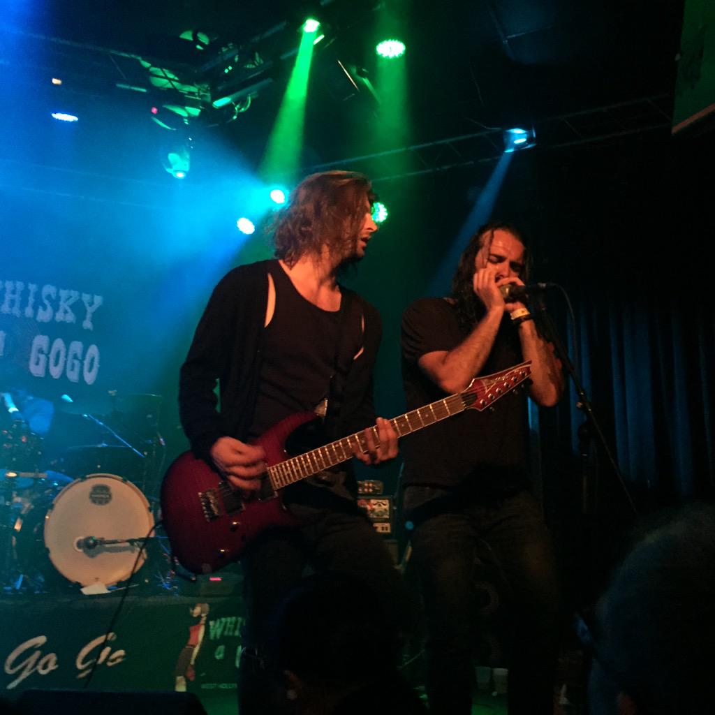 VelvetBlackBand's tweet photo. Some shots from our show @TheWhiskyAGoGo last Friday #GuiltyAsSinTour #Hollywood http://t.co/RM90Cqk1Ab