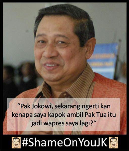 #ShameOnYouJK #PresidennyaJokowiBukanJK