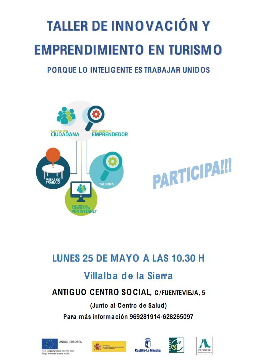 CuencaWOOW360's tweet photo. Hoy Taller de Innovación y Emprendimiento en Turismo en Villalba de la Sierra ¿Os unís? #PRODESE #SerraniaCuenca http://t.co/gtbbxNC8yY