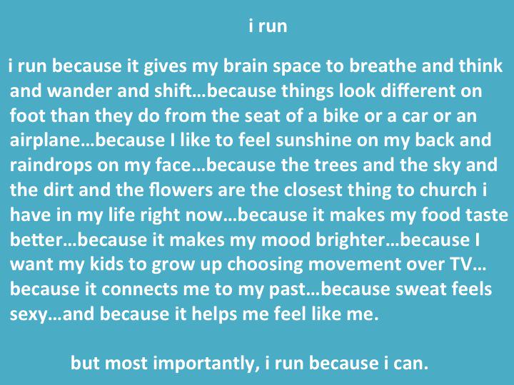 IaHilliard's tweet photo. Why I run .. What motivates you when you to run ? http://t.co/zizkKTtKZ1