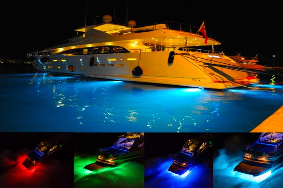 Светодиодное оформление яхт. Красота :)
#beautiful #LED #yacht