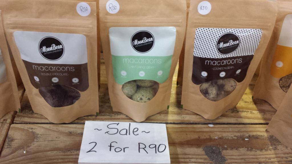 thehungry_h's tweet photo. Having a crazy sale on @MoonBeanSA Macaroons today! 2 for R90 - best price in #capetown . #sale #v&amp;awaterfront http://t.co/qVqVhByhtJ