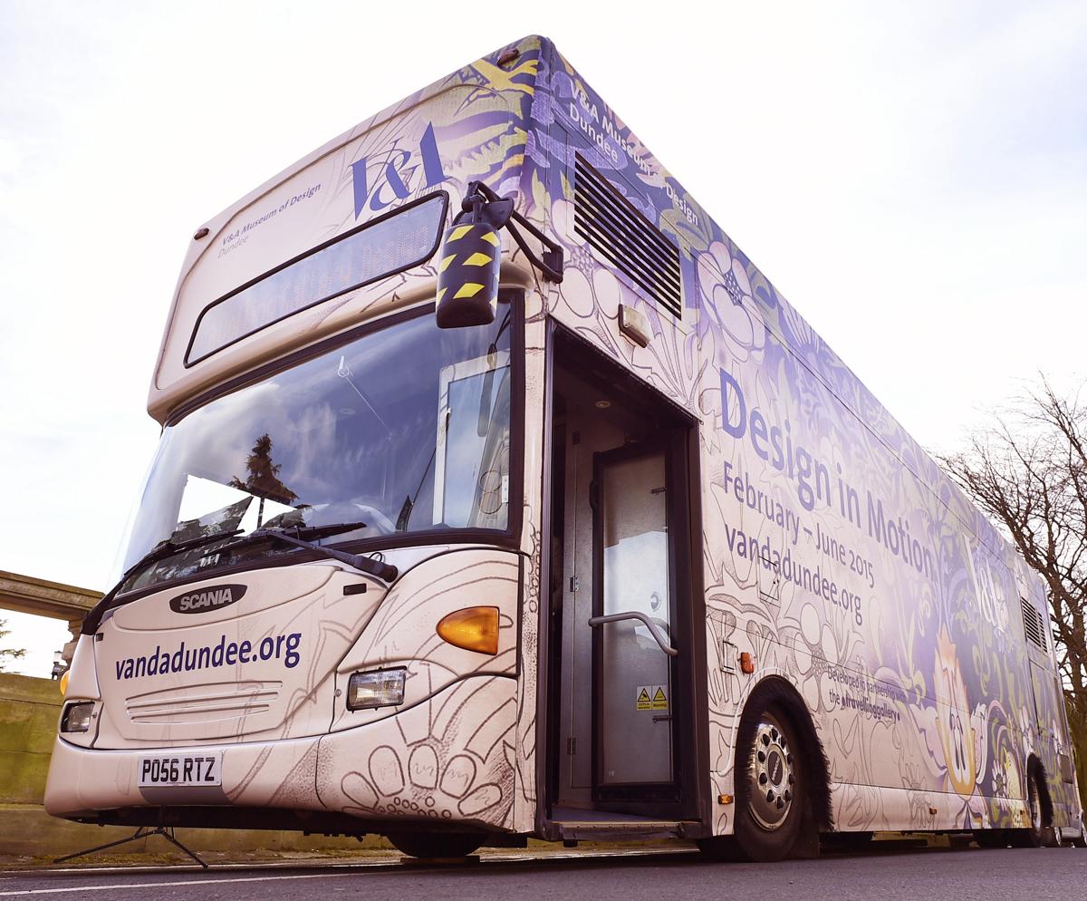 VADundee's tweet image. Bank holiday #DesignInMotion @ARTinaBUS treat as we visit Edinburgh's #CityArtCentre 11-5 today. Pop in &amp;amp; say hello!