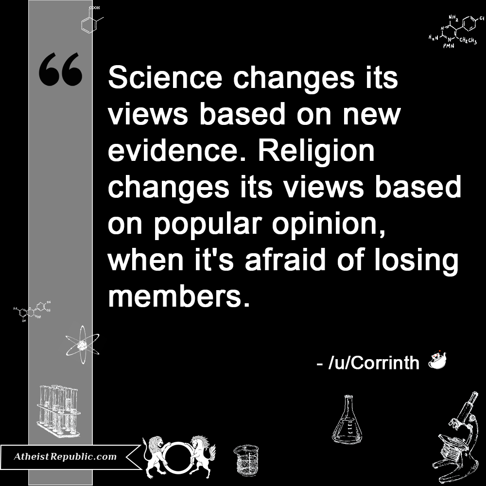 Sam_BTT's tweet photo. Via @AtheistRepublic
#atheists #atheistsforequality #atheism #science #facts #evidence #religionpoisonseverything http://t.co/VqajlkM1jE