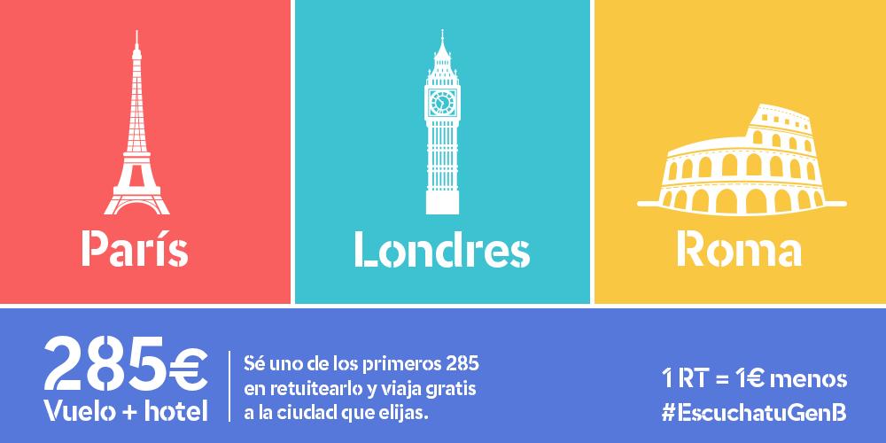 bthetravelbrand's tweet photo. Este viaje costará 1 € menos por cada RT. Si llegamos a 285 RTs saldrá gratis y se sorteará entre los participantes. http://t.co/GaRa2MBYFx