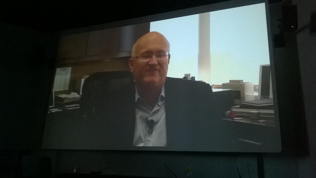 SwissGator's tweet photo. Watching Don Jones .@ScrippsHealth eloquently virtually pitch "virtual clinic" future ofhealthcare. #getpersonalized http://t.co/QswsjG45xQ