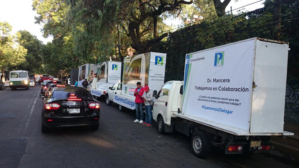 ConsejoPm's tweet photo. @Imagen_Mx #TomaPrecauciones mas de 100 #VallasMoviles harán #Caravana de Taxqueña al Zócalo #QueremosDialogar http://t.co/Nb2QxVUm6T