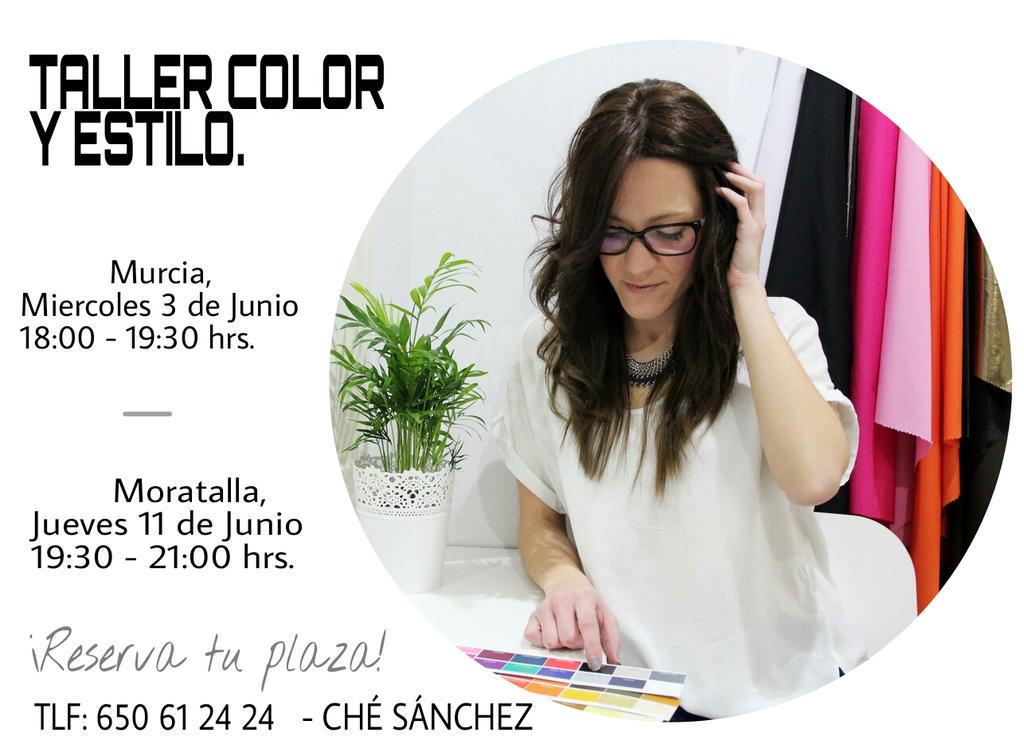 chesanchezimag1's tweet photo. Taller color y estilo! Reserva tu plaza! @miriamalegria @murciafw @Andreaa_92 @carmennavarrotw @carmenceldran http://t.co/M6nFOATilr
