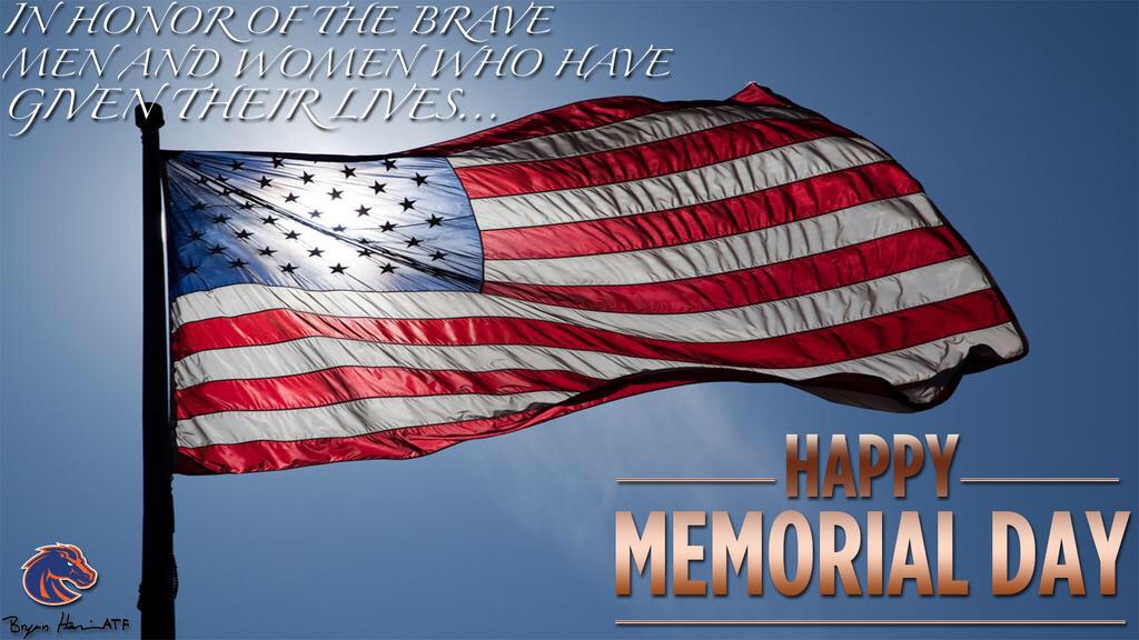 We Remember and give thanks 4 our freedom to all the service men and women! Land of the Free &amp; home of the Brave!