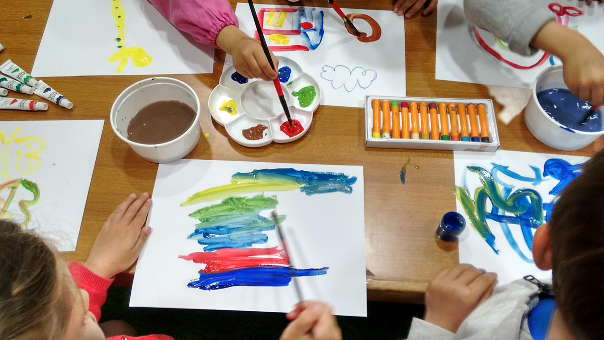 BendayProjects's tweet photo. Qué bien lo pasamos en el #taller del sábado Soy un #artista! Cuánta #creatividad! #talleresinfantiles #martaaltes http://t.co/QSI6gr5Q8G