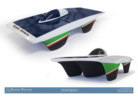 OggiScienza's tweet photo. L'auto solare Emilia 3 di @Ondasolare parte per @Expo2015Milano. Andrete a vederla? http://t.co/wNczwIaH0k http://t.co/iLTIZFfMzY