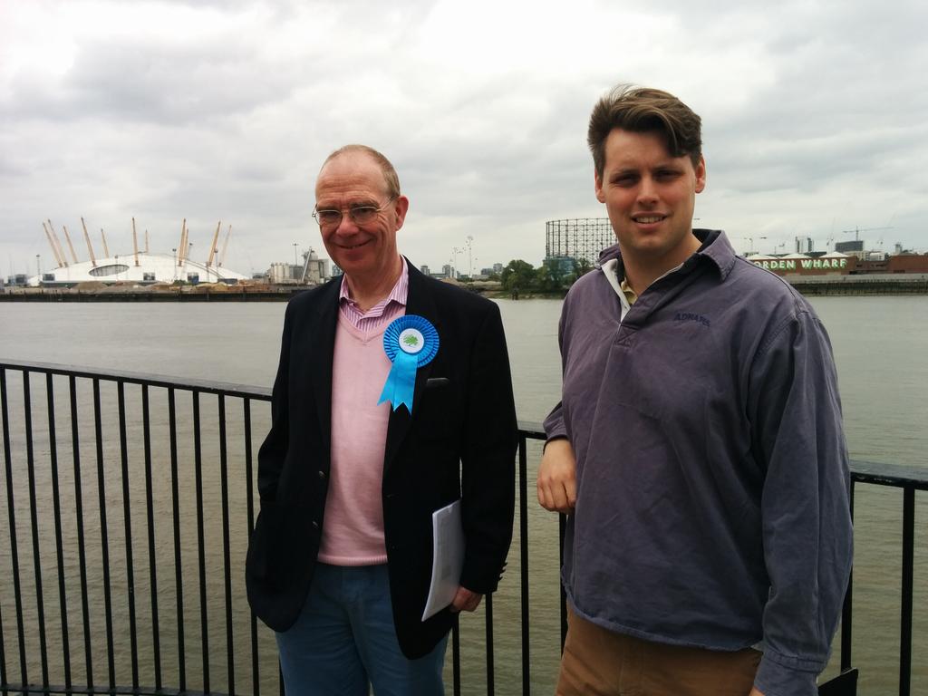 AlexJWilson's tweet photo. Out on the campaign trail in #TowerHamlets for @going4golds http://t.co/YDFc9wNyT9