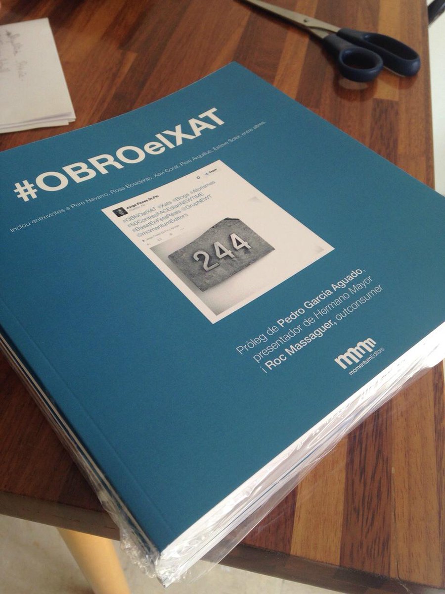 Igual que <a href="/monikapianista/">Monika Lao</a> em vaig llegir el llibre #OBROelXAT de <a href="/Doctor_Flo/">Jordi Flores 👁️‍🗨️</a> #DeUnTirón! #Aforismes #BasatEnFetsReals