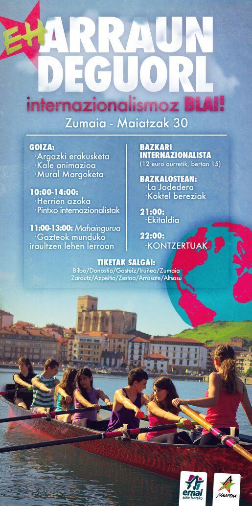Askapena's tweet photo. Larunbatean #arraundeguorl eguna Zumaian!!!! @ZeEsatek #pixontxiz #Honat #LaJodedera bazkarri herrikoia... Zatoz! http://t.co/mpQ3DUHw3Y