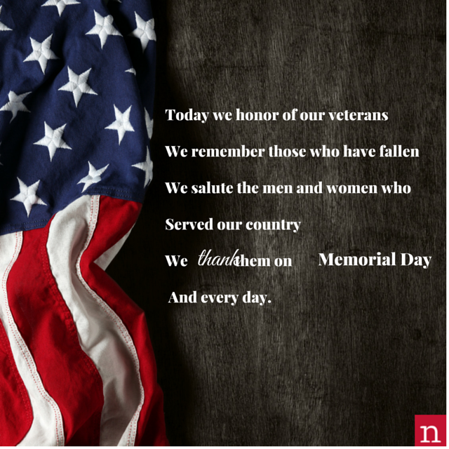 CS_CedarValley's tweet photo. On #MemorialDay we #honor, #remember, #salute and #thank. http://t.co/ZAbuN1Xiod