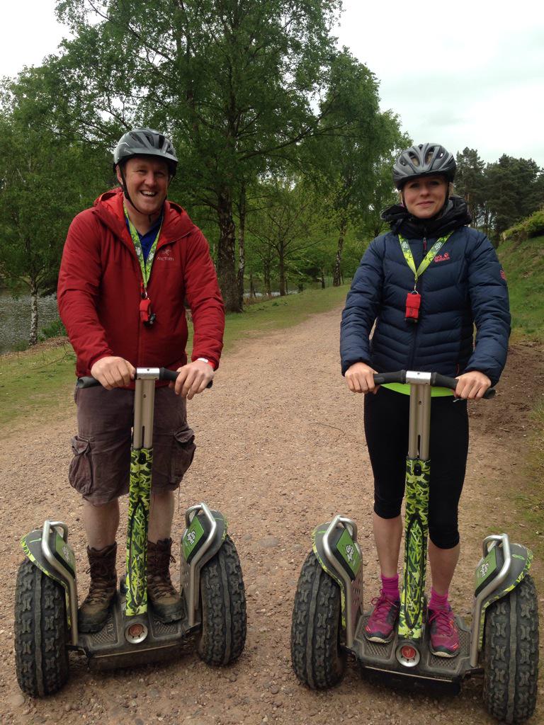 MisHelenFitness's tweet photo. 2 wheels + a forrest = #segwaytime the boyf was like a child! Told off http://t.co/HjZ4gCXWXz