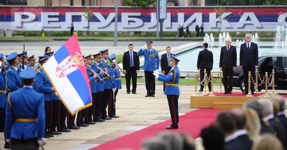 PresidencySrb's tweet photo. Traditional friendship and trust @QuirinaleStampa | The President of the Republic of Serbia  http://t.co/rbCinVhPDE http://t.co/ktieKH4Bb7