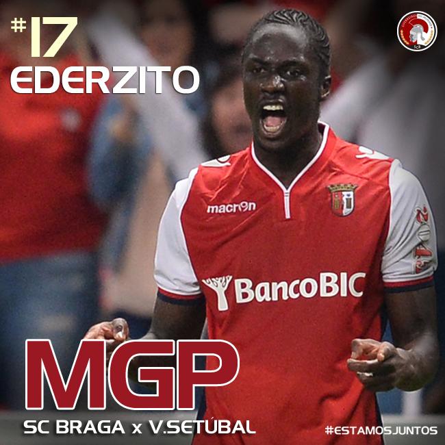SCBragaOficial's tweet photo. A Legião escolheu Ederzito como o melhor Gverreiro da partida frente ao V. Setúbal.
#EstamoJuntos http://t.co/yR2xyyk2Wj