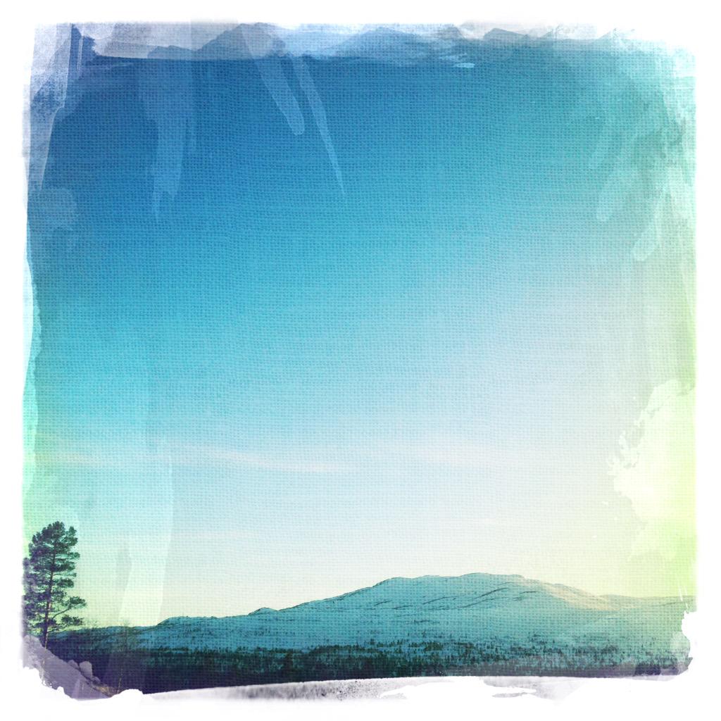 Still winter in the mountains