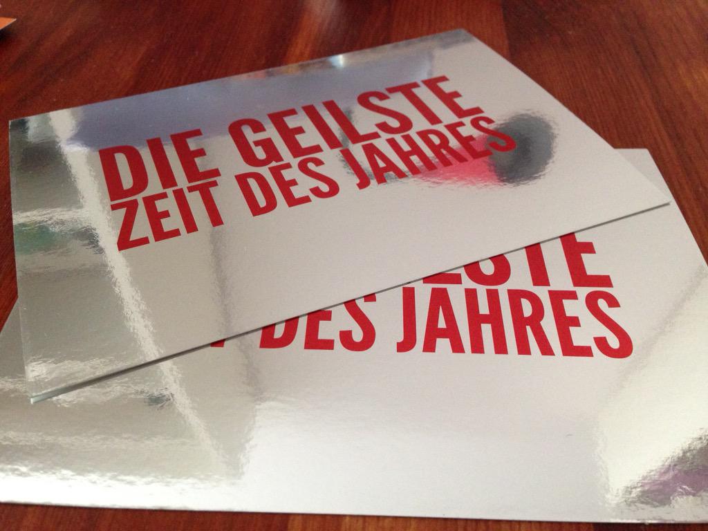 ..beginnt jetzt! #geilstezeitdesjahres