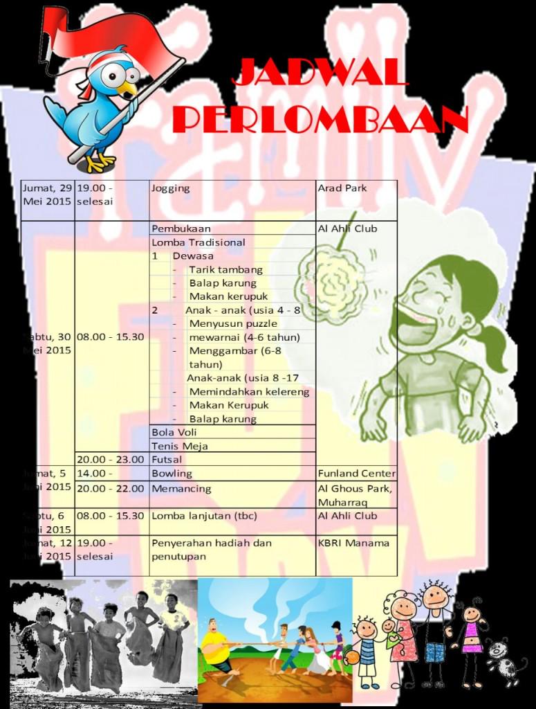 PerkibarManama's tweet photo. Peringatan Hari Ulang Tahun Republik Indonesia ke-70 Tahun 2015 KBRI Manama, Bahrain http://t.co/m39v4IDHRL http://t.co/YwtN47vq62