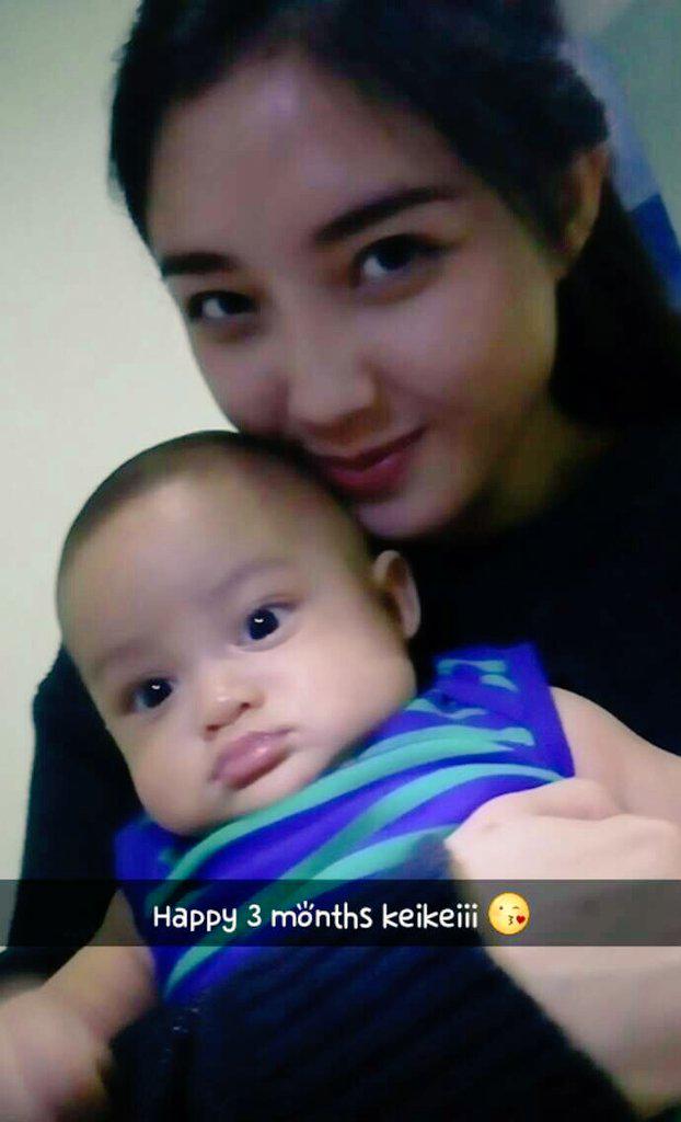 SinkaJ_JKT48's tweet photo. Yeiiii keikei udah 3 bulan niiiih 👶 http://t.co/9qYm1t7PIn