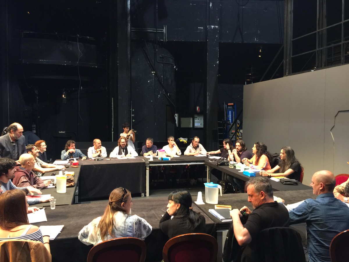 TEATROCLASICO's tweet photo. Hoy primera jornada de trabajo de #ElalcaldedeZalamea. Obra con la que abriremos la próxima temporada. http://t.co/hmOthfEhIs