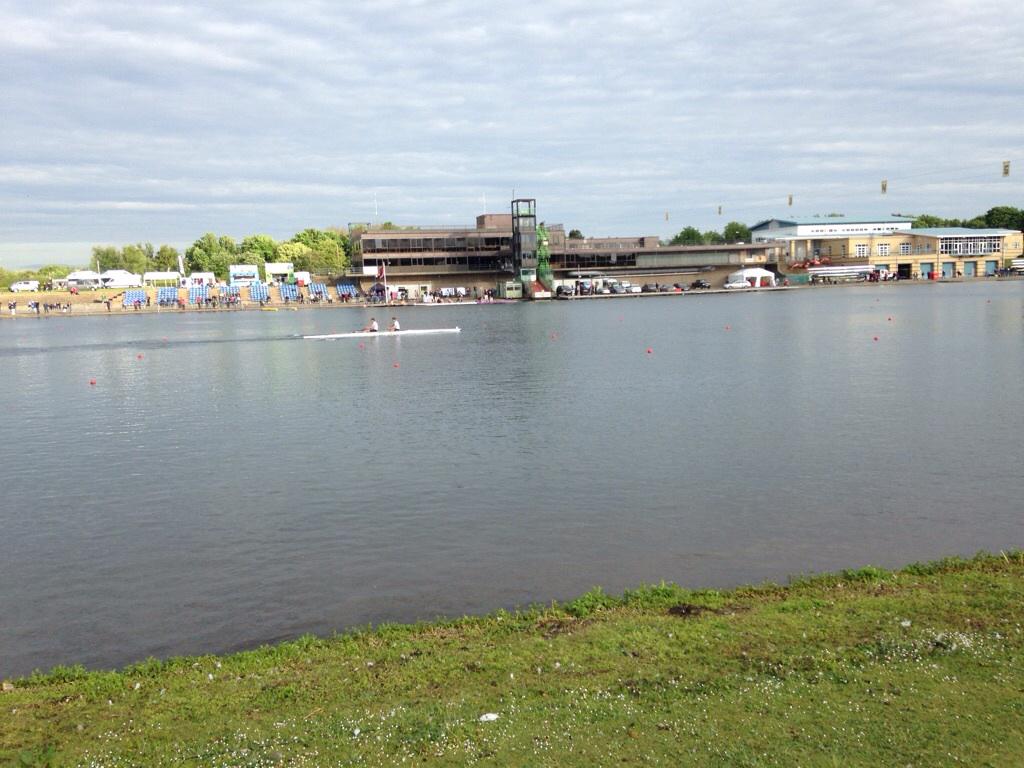 SPSRowing's tweet photo. @doyliefa and David Ambler having fun in the final of Ch 2- http://t.co/db2cVFhvx3