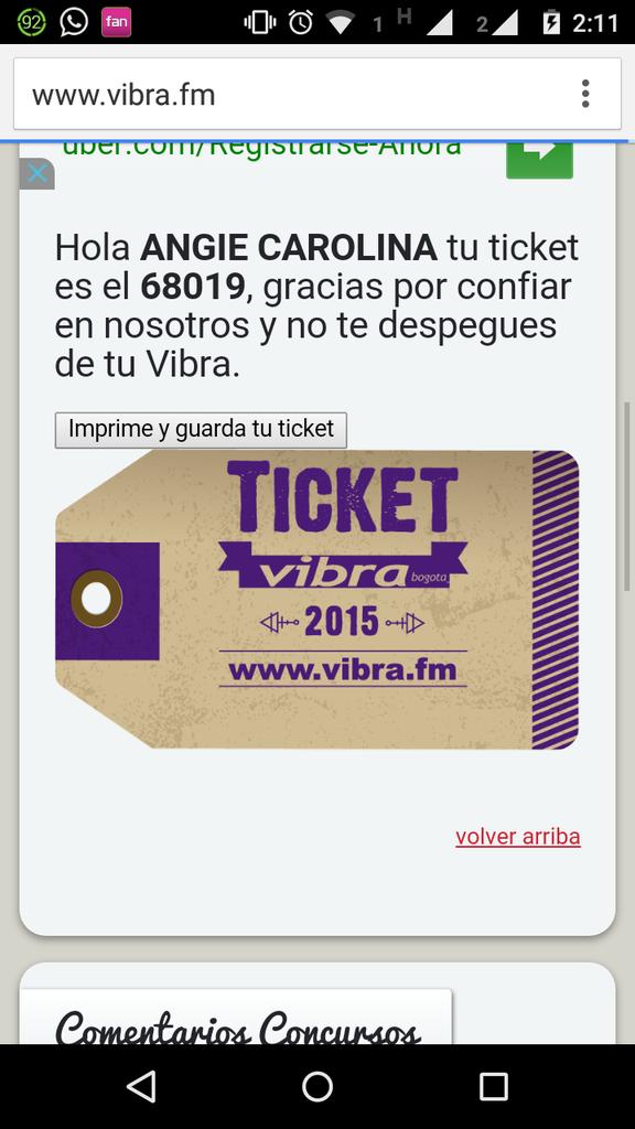 CarolForero95's tweet image. Yo quiero ir #alnatural @Vibra1049