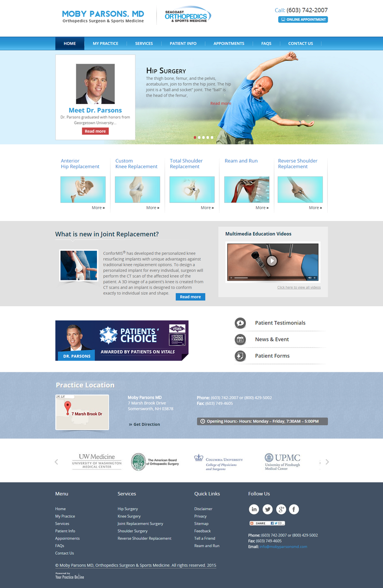 MobyParsonsMD's tweet photo. Hi, Check out my newly launched website http://t.co/QXLN2kRsYj http://t.co/XMMU0bkflt