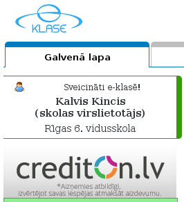 Ātro kredītu reklāma eklasē. Lieliski!
