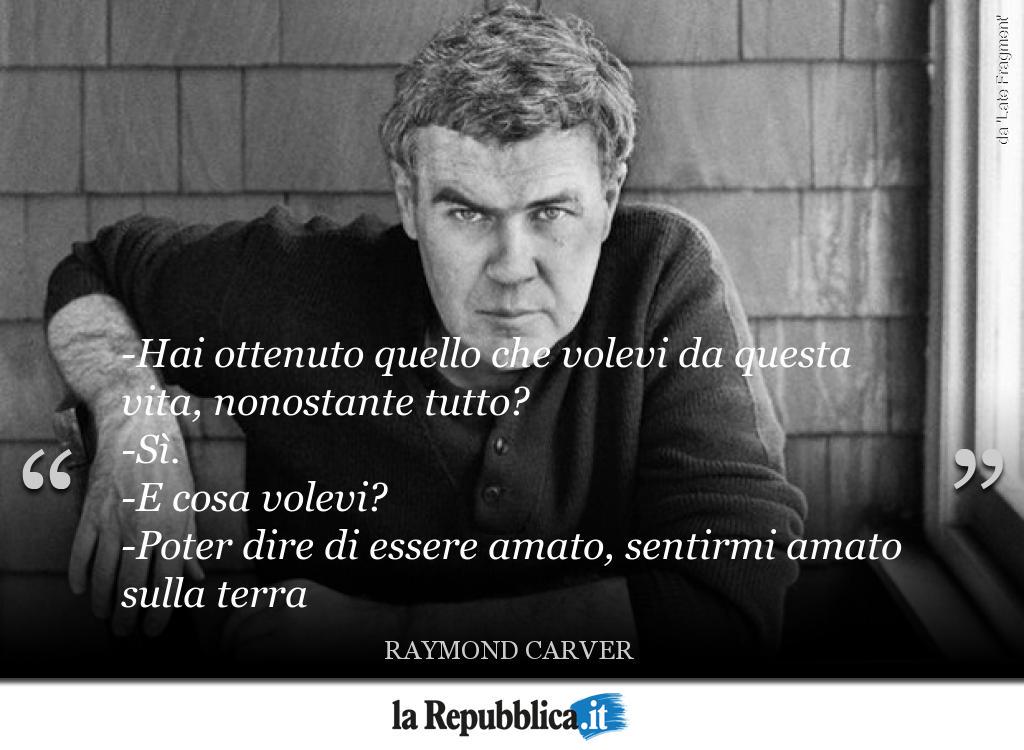 repubblica's tweet photo. 25 maggio 1938 - Nasce lo scrittore Raymond Carver #AccaddeOggi http://t.co/cUW7VfEpaB