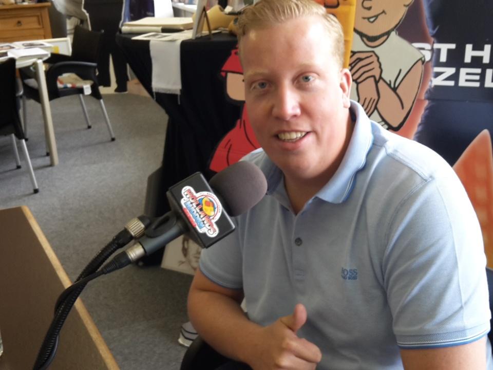 Ook aangeschoven in de studio <a href="/Nigel_Fischer/">Nigel Fischer</a> met zijn single ALS JIJ NAAR ME LACHT. Met dank aan <a href="/KeesStevens/">Kees Stevens</a>