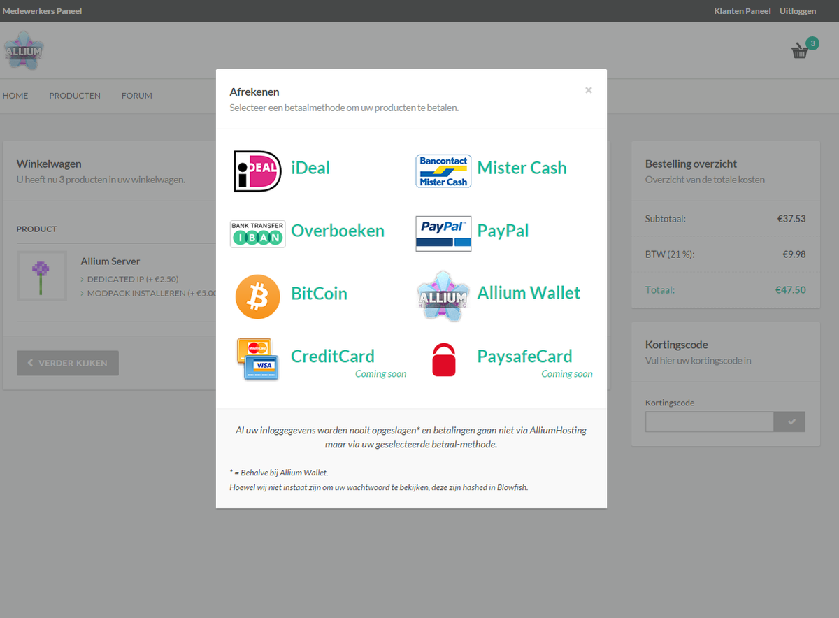 AlliumHosting's tweet photo. Onze nieuwe website wordt binnenkort gelanceerd! Hier zijn alvast wat screenshots: http://t.co/SnfYyfs43Q