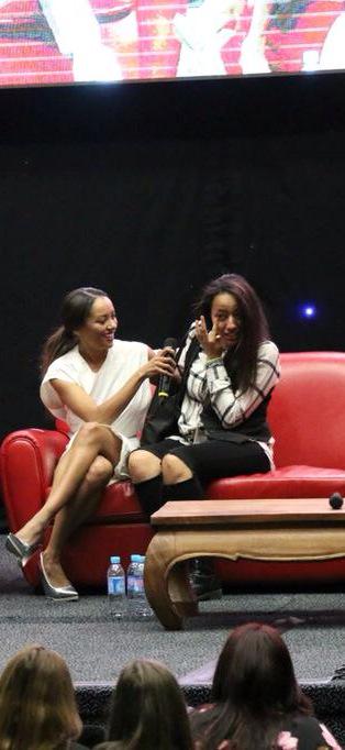 thefamelissa's tweet photo. I'm feeling so lucky, thank you so much @KatGraham for these amazing moments you and I spent together 💚❤️ #BMIF3 http://t.co/sDCDOLK63T