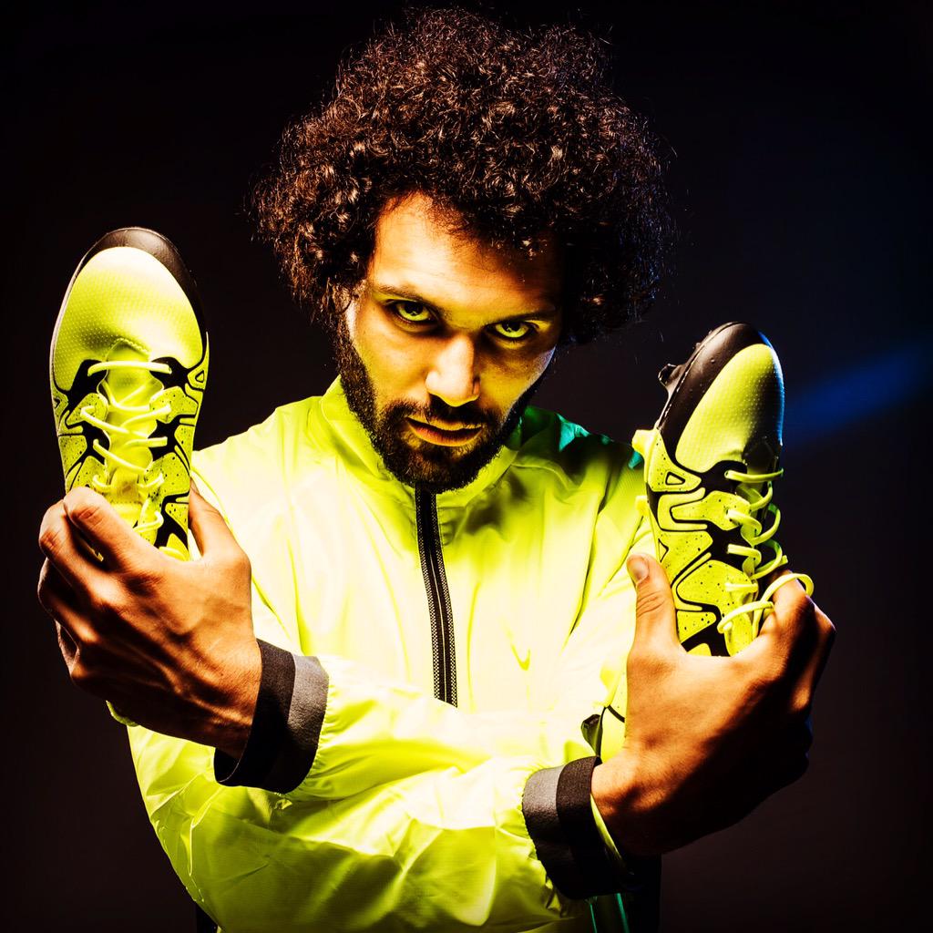 MacBher's tweet photo. Raw. Untamed &amp; unmistakable. Take the spotlight with @adidasfootball #X15 #BeTheDifference @adidasFR http://t.co/d2gIxZlOeb