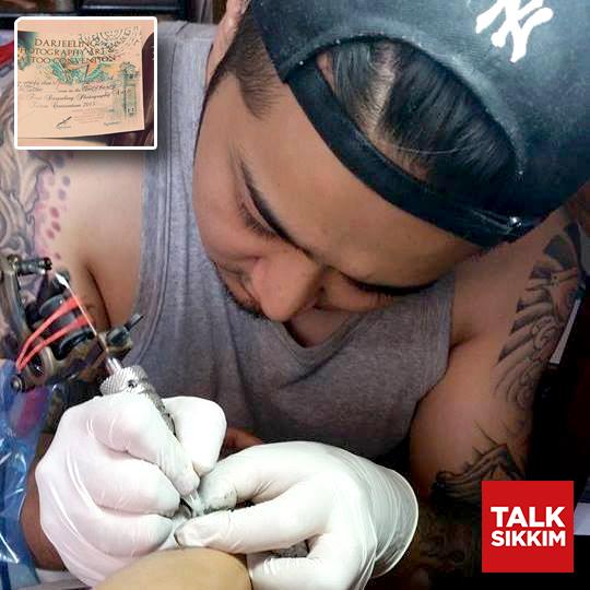 TalkSikkim's tweet photo. Congratulations to Mridul Wangdi Bhutia for winning the ‘Best of the day’ tattoo at the PATC held in Darjeeling. http://t.co/kG0lMdmQHR
